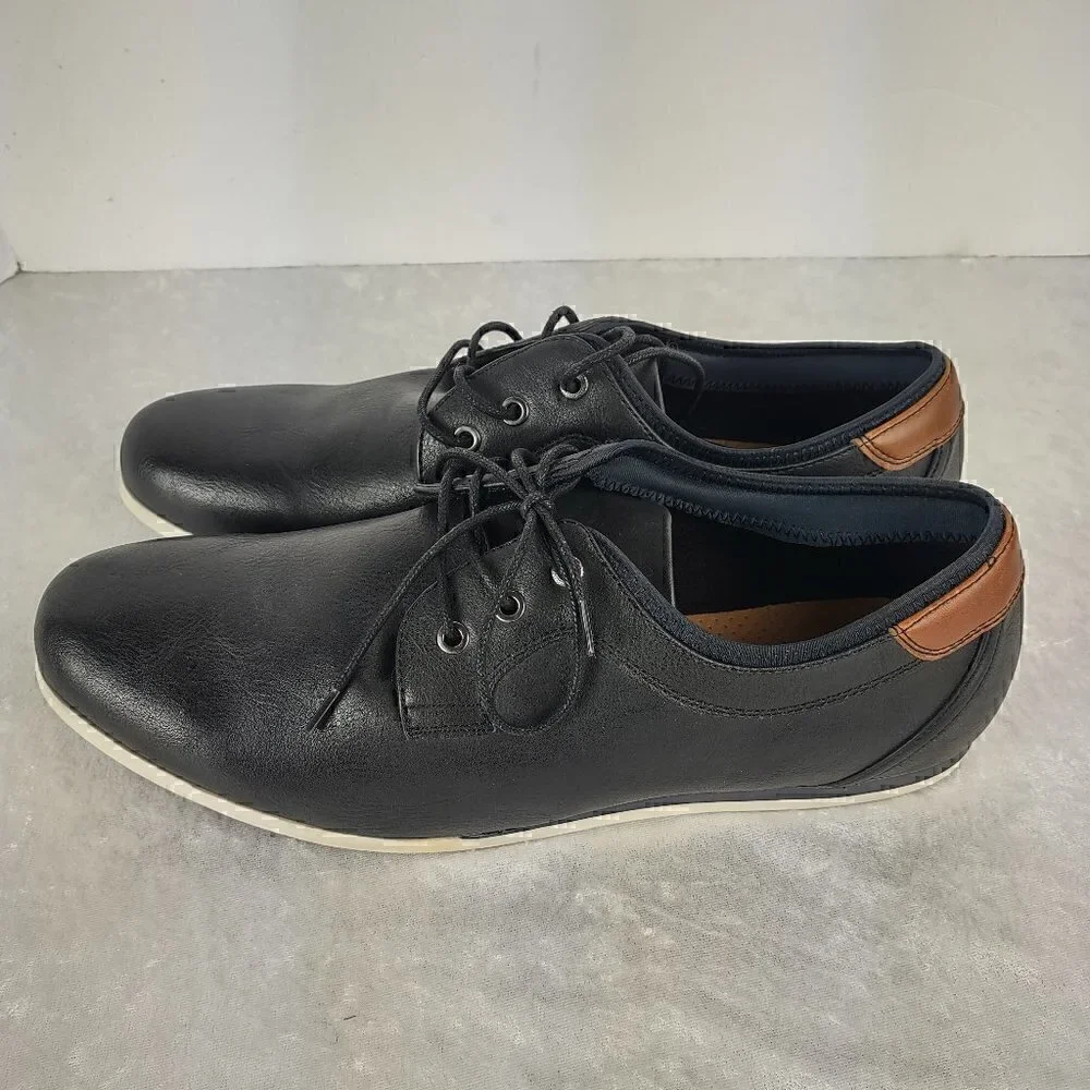 JF J. Ferrar Men's Sutton Black Lace Dress Shoes Size 13M (NWOT)